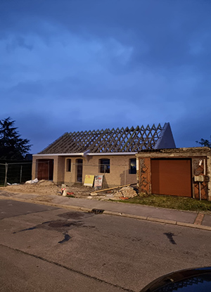 Construction de charpente en bois près du Touquet