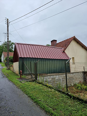 Pose de couverture de toit près du Touquet